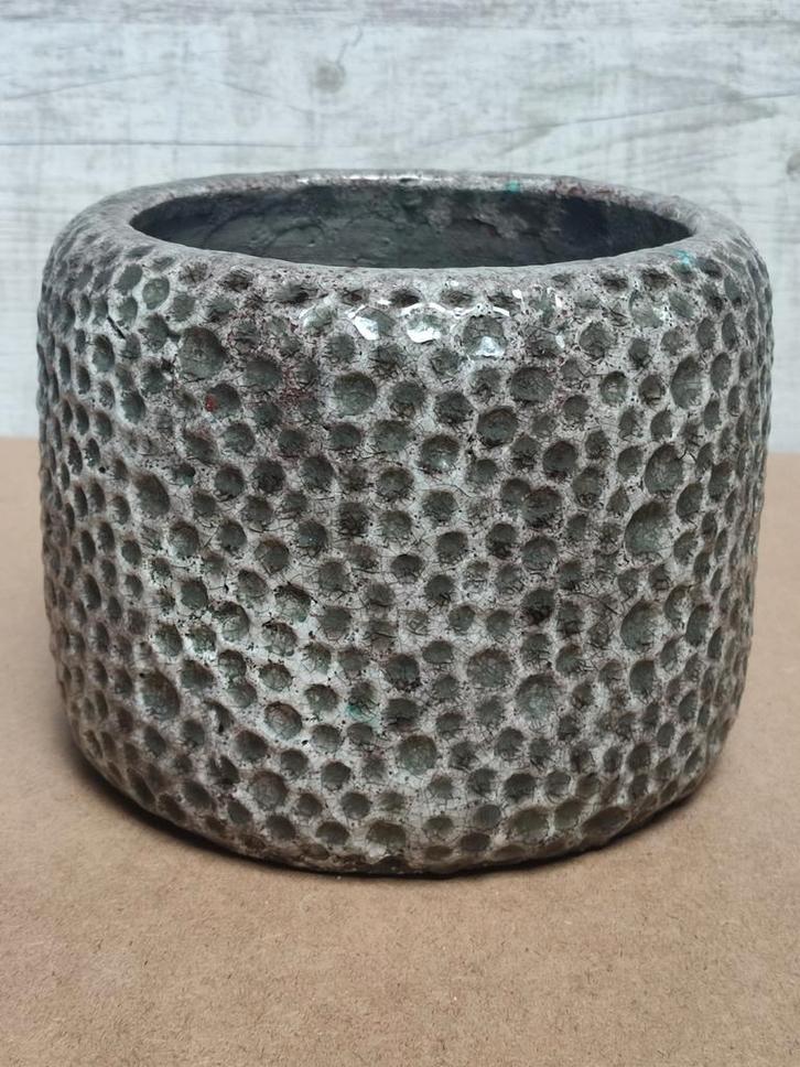 PTMD Bloempot / Plantenpot, Tuin en Terras, Bloempotten, Gebruikt, Aardewerk, Binnen, Balkon, Tuin, Minder dan 40 cm, Minder dan 25 cm