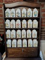 kruidenrek Goldina, Tjitske van Nus met 24 kruidenpotjes, Antiek en Kunst, Antiek | Keukenbenodigdheden, Ophalen of Verzenden