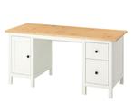 Hemnes bureau wit grenen maat 155 cm x 65 cm, Huis en Inrichting, Bureaus, Ophalen, Zo goed als nieuw, Bureau