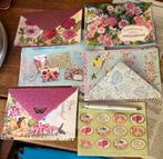 Sluitzegels sluit zegels stickers kaarten bloemen vlinders, Hobby en Vrije tijd, Ophalen of Verzenden, Zo goed als nieuw, Versiering of Embellishment