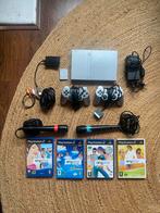 Playstation 2 incl. Singstar + 2 controllers, Spelcomputers en Games, Spelcomputers | Sony PlayStation 2, Gebruikt, Met games