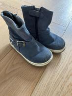 Schattige blauw suède laarsjes maat 21, Meisje, Ophalen of Verzenden, Laarzen, Gebruikt