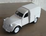 Welly  Citroen 2CV Fourgonnette 12 cm die-cast wit 1975, Hobby en Vrije tijd, Modelauto's | 1:43, Ophalen of Verzenden, Zo goed als nieuw