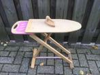 Houten strijkplank met steijkbout/strijkijzer roze, zgan, Ophalen of Verzenden, Zo goed als nieuw