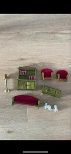 Vintage Poppenhuis Meubel Set 1:12, Ophalen of Verzenden, Gebruikt, Toebehoren