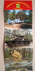 Kaartenstrip van oorlogsmuseum Overloon, Verzamelen, Verzenden, Landmacht, Nederland, Foto of Poster