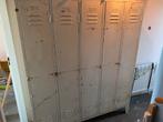 Vintage metalen locker kast, Ophalen of Verzenden, Gebruikt