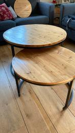 Salontafel rond. 2 stuks   60 euro’s, Huis en Inrichting, Tafels | Salontafels, Rond, Zo goed als nieuw, Minder dan 50 cm, 50 tot 100 cm