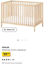 IKEA Puck baby ledikant, Kinderen en Baby's, Kinderkamer | Bedden, Ophalen of Verzenden, Minder dan 70 cm, Minder dan 140 cm, Zo goed als nieuw