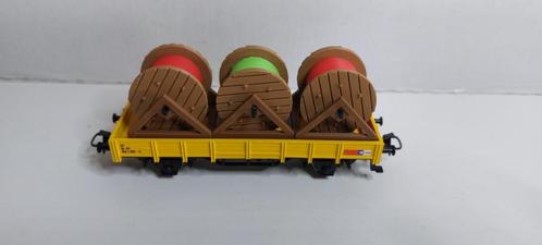 Strukton Lage Bakwagon met 3 Kabelhaspels **Nieuw** (05), Hobby en Vrije tijd, Modeltreinen | H0, Nieuw, Wagon, Wisselstroom, Märklin