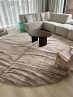 Velours vloerkleed rond - Flair beige - 300cm, Huis en Inrichting, Stoffering | Tapijten en Kleden, Ophalen, Beige, Rond, Zo goed als nieuw