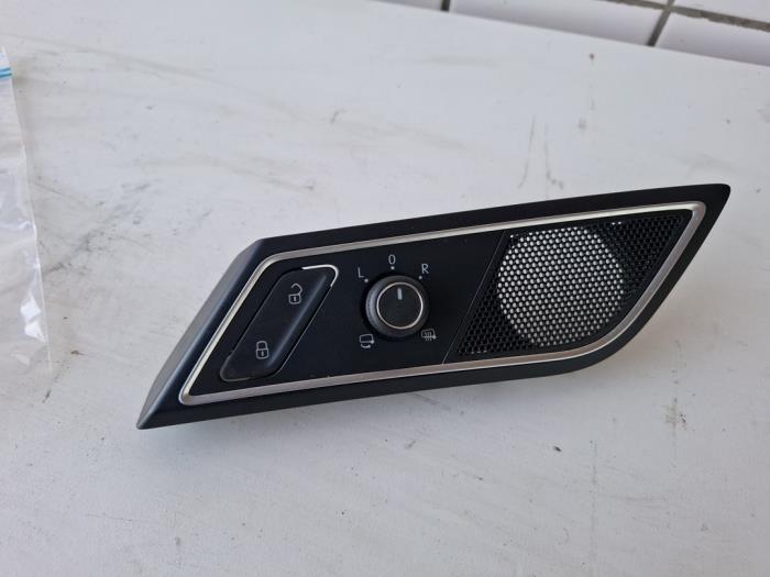 Spiegel Schakelaar van een Volkswagen Golf Sportsvan, Auto-onderdelen, Dashboard en Schakelaars, Volkswagen, Gebruikt, 3 maanden garantie