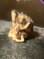 Japanse Netsuke - Samurai te Paard, Ophalen of Verzenden