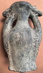 Fraaie Afrikaanse siervaas met twee giraffe handgrepen, Ophalen of Verzenden