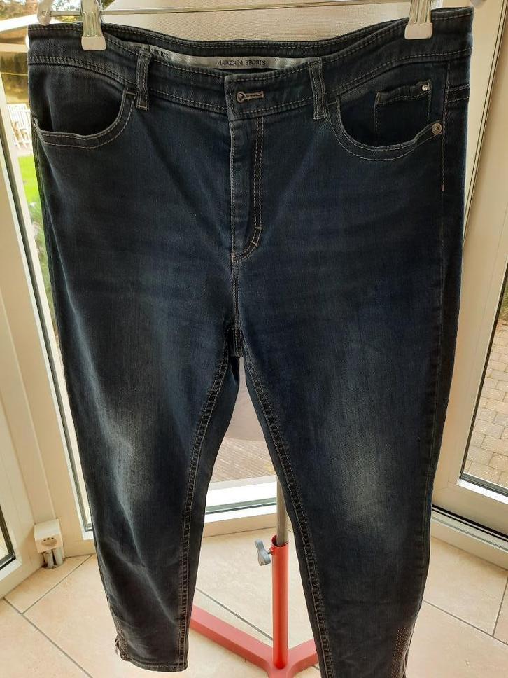 Mooie broek MARCCAIN - 6, Kleding | Dames, Broeken en Pantalons, Zo goed als nieuw, Maat 42/44 (L), Blauw, Lang, Ophalen of Verzenden