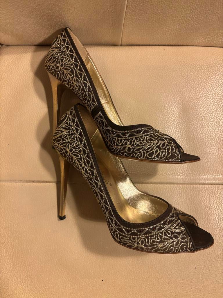 Elegante Steve Morris Hakken - Maat 37, Kleding | Dames, Ophalen of Verzenden, Zo goed als nieuw, Zwart, Pumps
