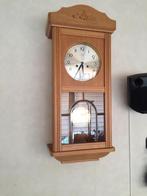 Eiken houten klok, Ophalen, Zo goed als nieuw, Analoog, Wandklok