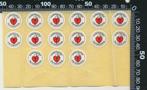 Sticker: Nederlandse Hartstichting - Deurstickers (Rond 2), Verzamelen, Ophalen of Verzenden, Zo goed als nieuw, Bedrijf of Vereniging