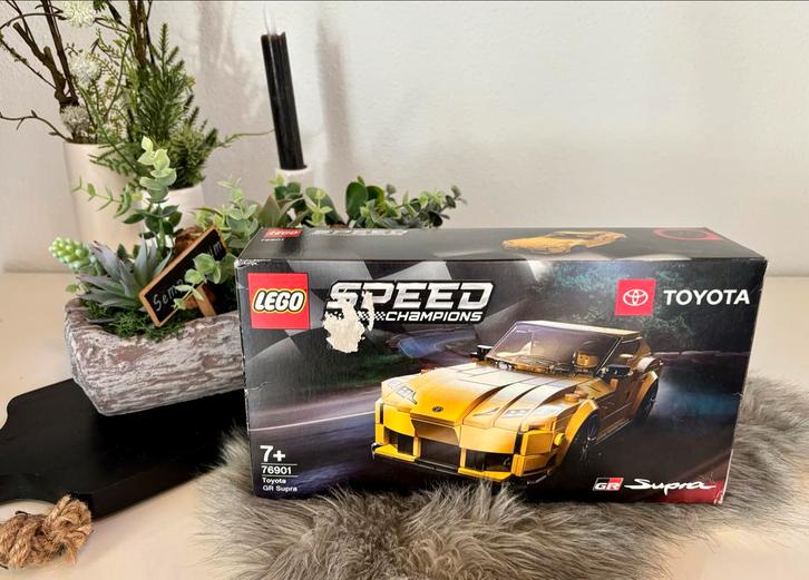 Lego Speed Champions Toyota Supra 76901, Kinderen en Baby's, Speelgoed | Duplo en Lego, Zo goed als nieuw, Lego, Complete set