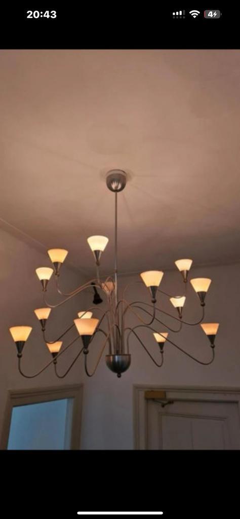 Harco Loor Kroonluchter - Prachtige Verlichting!, Huis en Inrichting, Lampen | Kroonluchters, Zo goed als nieuw, Metaal, Ophalen of Verzenden