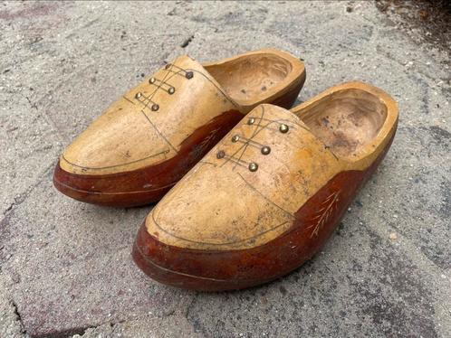 Houten klompen maat 43/44, Kleding | Heren, Schoenen, Zo goed als nieuw, Klompen, Bruin, Ophalen of Verzenden