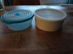 Tupperware Koektrommels - Set van 2, Ophalen of Verzenden, Gebruikt, Crème, Bus of Trommel