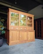 Grote / brede buffetkast | Teak vitrinekast #2022, 200 cm of meer, Ophalen of Verzenden, Zo goed als nieuw, 200 cm of meer