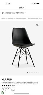 Stoelen (jysk), Huis en Inrichting, Stoelen, Ophalen of Verzenden, Zo goed als nieuw, Vier