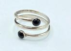 Zilveren ring met Onyx Steen, Verzenden, ., Zo goed als nieuw, Dame
