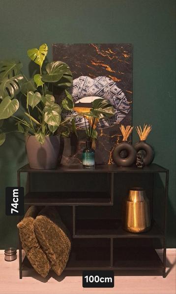 1 x sidetable (zwart) beschikbaar voor biedingen