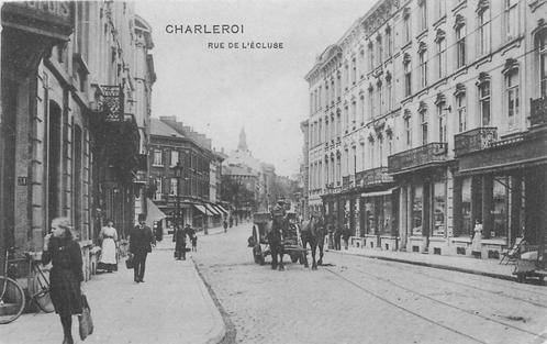 (379-040-031) Charleroi Rue de l Ecluse, Verzamelen, Ansichtkaarten | Buitenland, Overig Europa, Verzenden