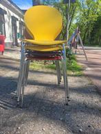 Keukenstoelen 4 stuks, Huis en Inrichting, Ophalen of Verzenden, Zo goed als nieuw, Vier, Rood