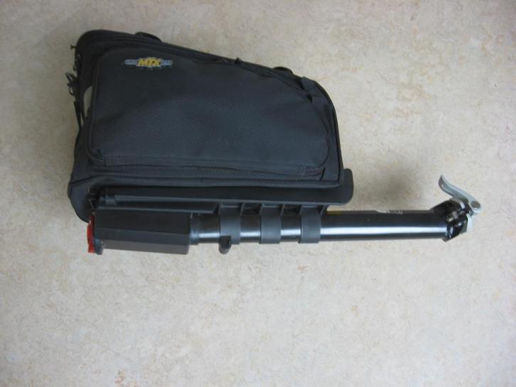 Topeak bagagedrager mtx beamrack en trunkbag met zijtassen, Fietsen en Brommers, Fietsaccessoires | Bagagedragers, Gebruikt, Ophalen of Verzenden