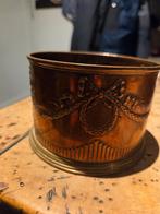 koperen flessenbak, Ophalen