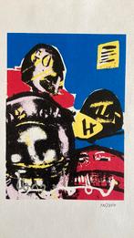 Herman Brood Zeefdruk 20*30 - “American Football” #136/350, Ophalen of Verzenden