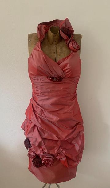 Linea Raffaelli zijden jurk feestjurk galajurk, mt 36 beschikbaar voor biedingen