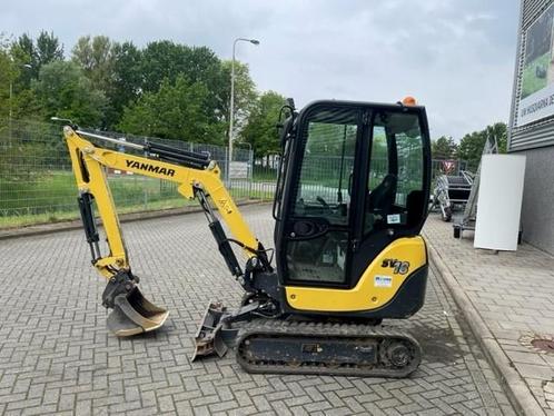 Yanmar SV18 minigraver met cabine, 3 bakken / snelwissel, Zakelijke goederen, Machines en Bouw | Kranen en Graafmachines, Graafmachine