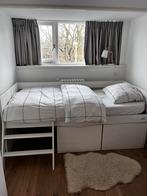 Bed bedbank kinderbed tienerbed Coming Kids wit 90x200 cm, Ophalen, Gebruikt, 90 cm, Eenpersoons