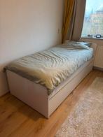 Bed 90x200 met lades en uitschuifbaar onderbed Ikea Släkt, Ophalen, Gebruikt, 90 cm, Eenpersoons