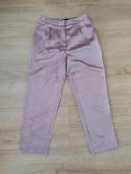 Zara - Pantalon chino broek Metallic lichtroze - mt xs, Verzenden, Zara, Zo goed als nieuw, Roze