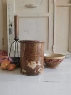 Antieke Franse confiture pot, Antiek en Kunst, Ophalen of Verzenden