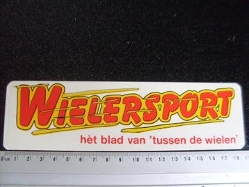 ruit sticker wielersport het blad van "tussen de wielen" beschikbaar voor biedingen