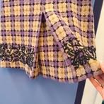 By Malene Birger tweed wol rok lila/beige + kralen 36 50537, Kleding | Dames, ., By Malene Birger, Paars, Ophalen of Verzenden