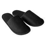 Luxe zwarte hotel slippers, per stuk, Ophalen of Verzenden, Nieuw, Pantoffels of Sloffen