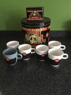 Douwe Egberts set – retro blikken + 6 koffiekopjes, Huis en Inrichting, Keuken | Servies, Ophalen, Gebruikt, Overige stijlen, Kop(pen) en/of Schotel(s)