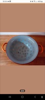 Vintage Emaille Vergiet, Ophalen, Gebruikt