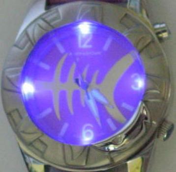 Fishbone dames horloge met leds led nieuw NOS van 50voor10€ beschikbaar voor biedingen