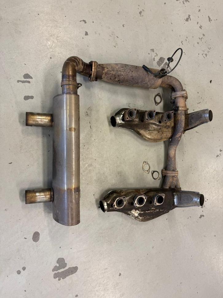 Porsche 911 RVS uitlaat systeem van Turbo Thomas, Auto-onderdelen, Uitlaatsystemen, Porsche, Gebruikt, Ophalen