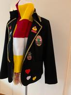 Oeteldonk jasje  maat M zwart dames, Carnaval, Ophalen of Verzenden, Zo goed als nieuw, Kleding