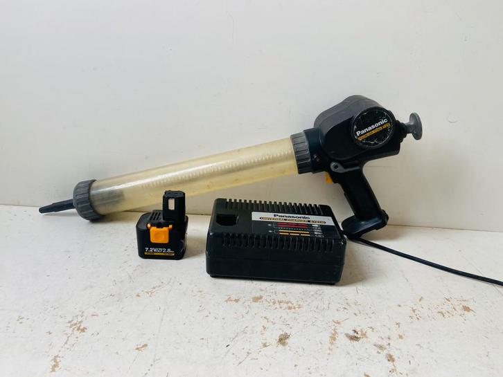 Panasonic EY3654 EY 3654 accu kitpistool kitspuit, Doe-het-zelf en Verbouw, Schildersmaterialen, Gebruikt, Overige typen, Ophalen of Verzenden